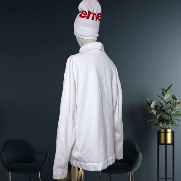 Unisex Slow Acid Turtleneck Sweatshirt (White OS) - Picture 3 of 7